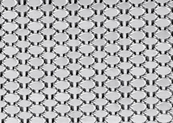 OEM 1,5 mm dekoracyjny ekran z siatki metalowej 15 stóp Architektura elewacji z drutu stalowego