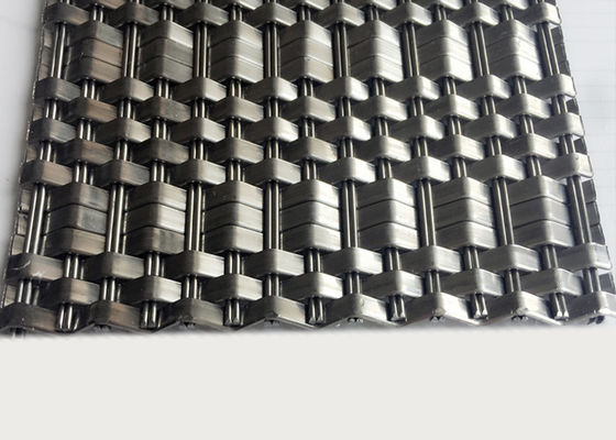SS316 Deco Metalowe architektoniczne panele z siatki drucianej 1,5 x 2 mm Średnica osnowy