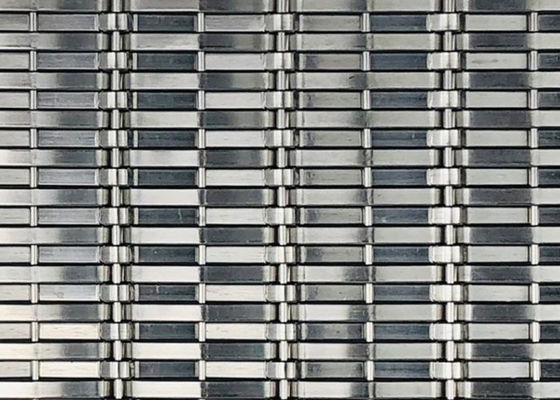 Architektoniczne obudowy z siatki ze stali nierdzewnej o średnicy 2,2 mm i szerokości 2,5 m