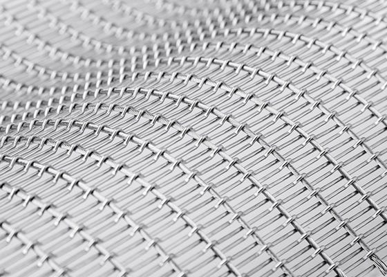 120m Budynek Sunshade Elastyczna metalowa siatka zobojętniająca gładka powierzchnia