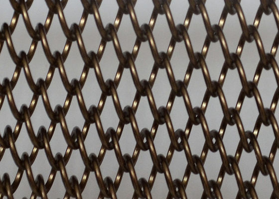 ShuoLong Space Diving Metal Mesh Panele kurtynowe Antyczny brąz 8,4 mm