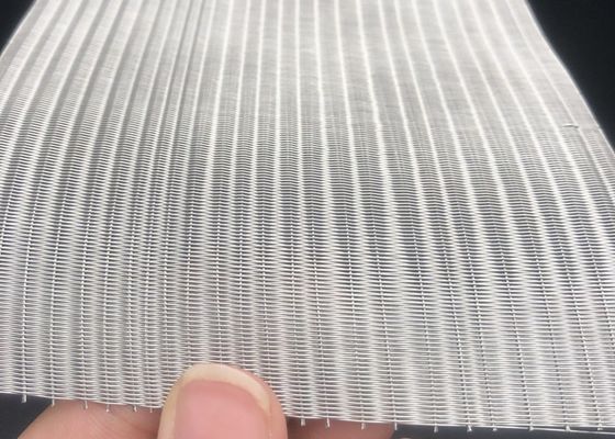 Siatka wewnętrzna z siatki drucianej Eco Silver ze stali nierdzewnej 0,6 mm 0% obszaru otwarcia