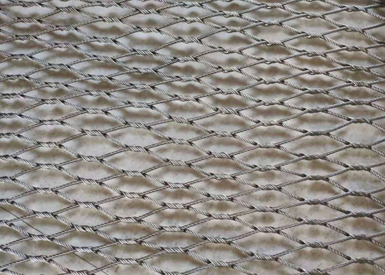 Elastyczna siatka druciana o wymiarach 50 x 50 mm Siatka druciana z plecionego drutu o średnicy 1,6 mm
