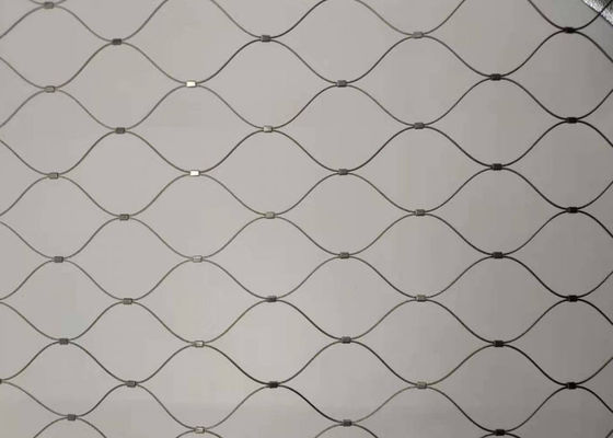 7x7 przeciwpożarowe ręcznie tkane siatkowe ogrodzenie stalowe 60x60mm do balustrady schodowej