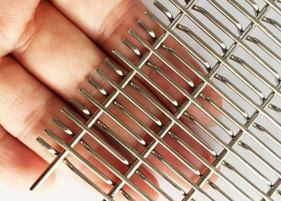 Miedzi Architektoniczne Woven Wire Mesh Prężnica 0,02 mm-2,03 mm Wydajność