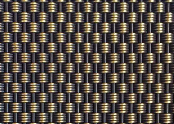 Ss 304 Architectural Metal Mesh Antyczny mosiądz dekoracyjny do windy