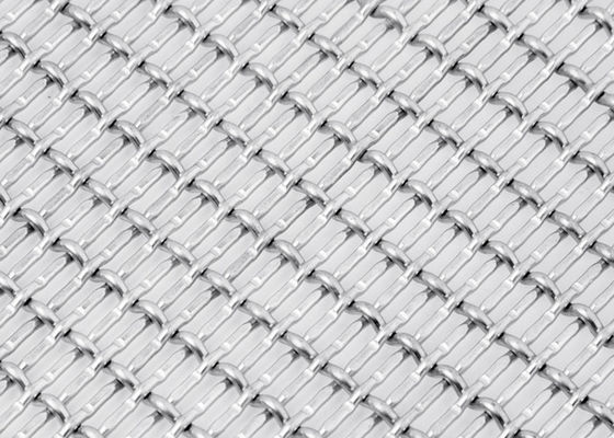 Interstitial Lock Crimp Wire Mesh Metal Tkany Stal nierdzewna 304l do dzielenia pokoju