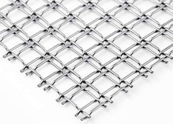 Ogrodzenie Antiacid Double Crimped Wire Mesh 304 Dekoracja ze stali nierdzewnej