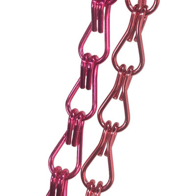 Aluminium 20mm Metalowy łańcuch zasłona elastyczna dekoracyjna sieć drutowa do pomieszczeń dzielących