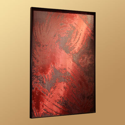 Architektoniczne dekoracje metalowe Modern Ember Inspired Mesh Design