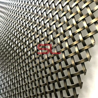 Architektoniczna sieć metalowa o grubości dostosowanej do okładzin fasad i dekoracyjnych paneli ściennych