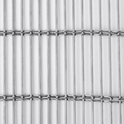 Wyrzucony 1,8 mm Grupowy Dekoracyjny Woven Wire Mesh 10 mm Prosta Wire Pitch